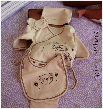 Corredino neonato in cotone biologico Kebeo